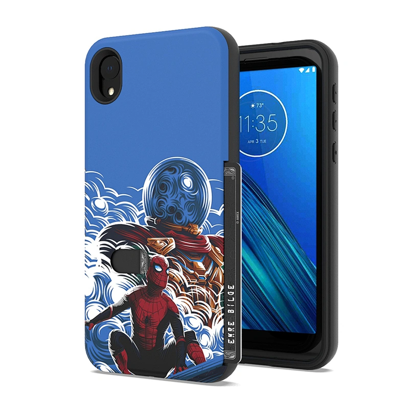 Custom card slot cover cell phone case for Moto X5 G6 Play G7 Power Supra E4 Plus E5 Play Plus E6