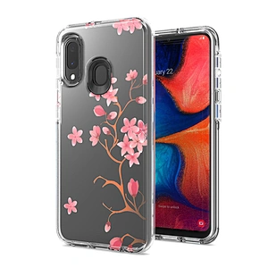 High clear mobile back housing with own design colorful cell phone cases for Samsung A10E A20E
