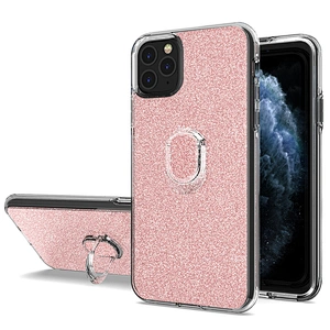High quality luxury sparkly fashion ring holder phone case for Apple iPhone 11 Pro Max
