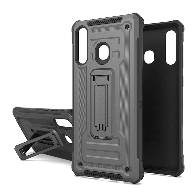 Wholesale factory mobile phone cases cover with kickstand for Samsung A20 A30 A50 A30S A50S