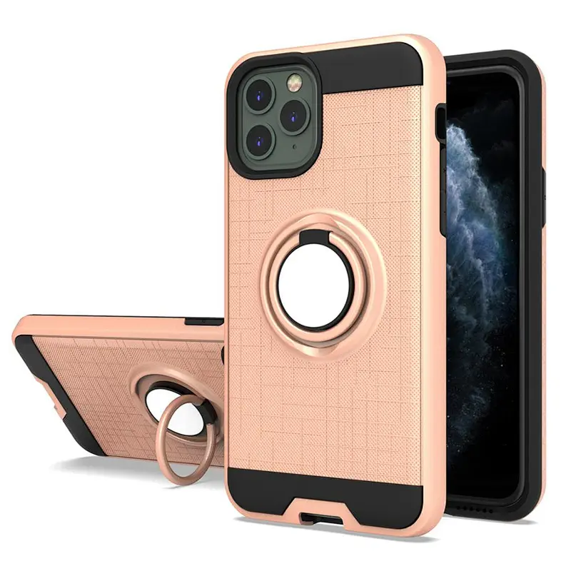 Ring mobile phone accessories case for iPhone 11,kickstand mobile phone cover for iPhone 11