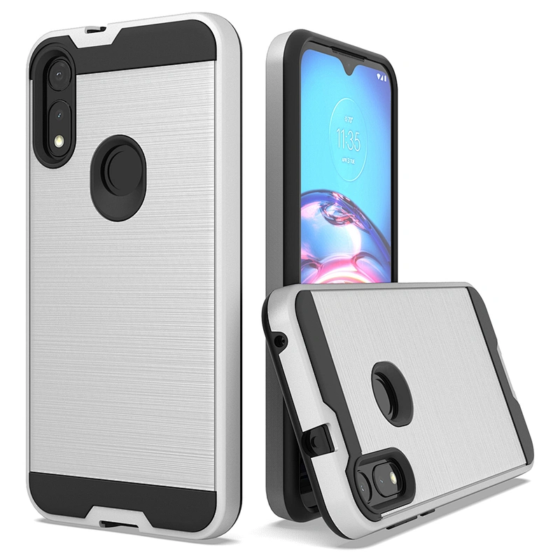 Wholesale price carbon tpu cell phone cases with personalised images for Motorola E 2020 E7