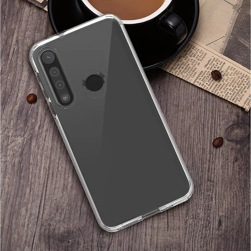 Transparent Shockproof Case newest model transparent phone cover for MOTO One Macro/G8 PLAY