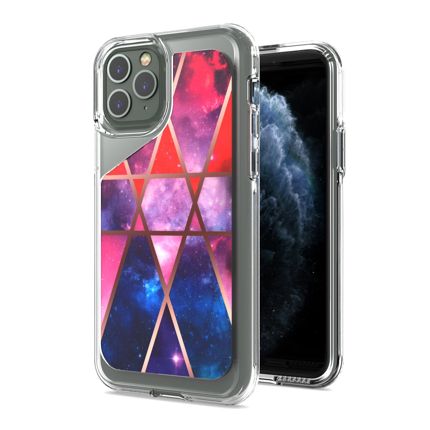 Colorful marble pattern design print cell phone case for IPhone 11 pro XR XS MAX