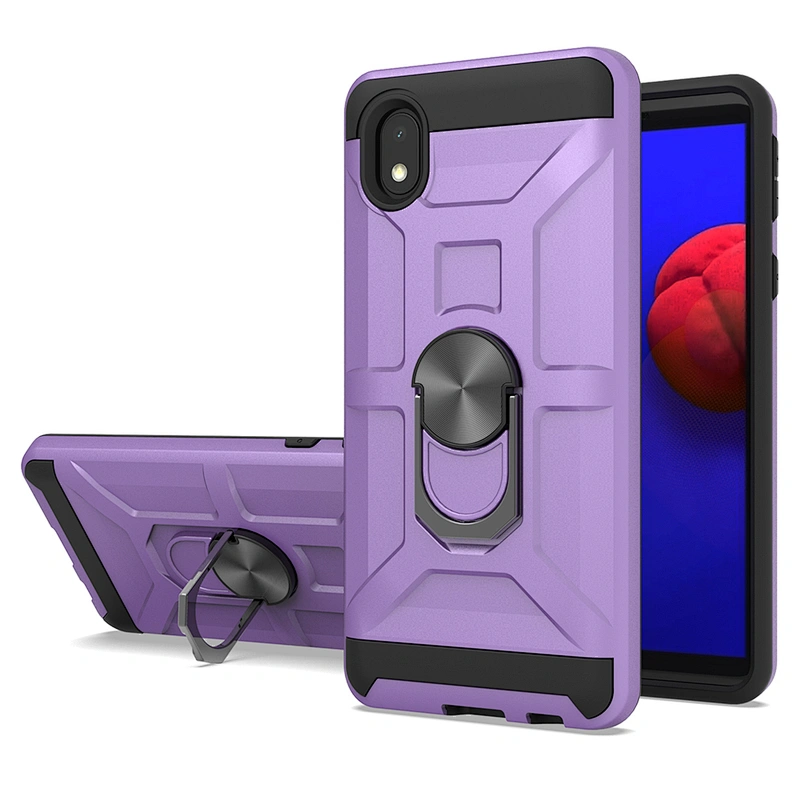 Situote hot-selling metal ring holder back cover cell phone case for Samsung A01 A015F Core