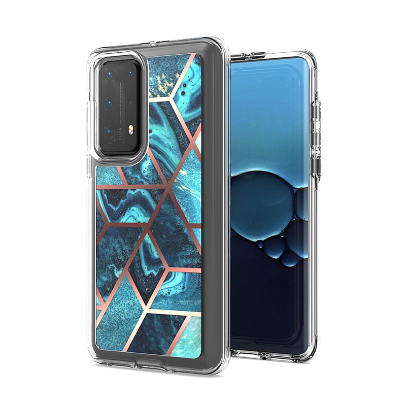 New trendy fashionable marble stylish custom printed smartphone case for Huawei P40 Lite Pro