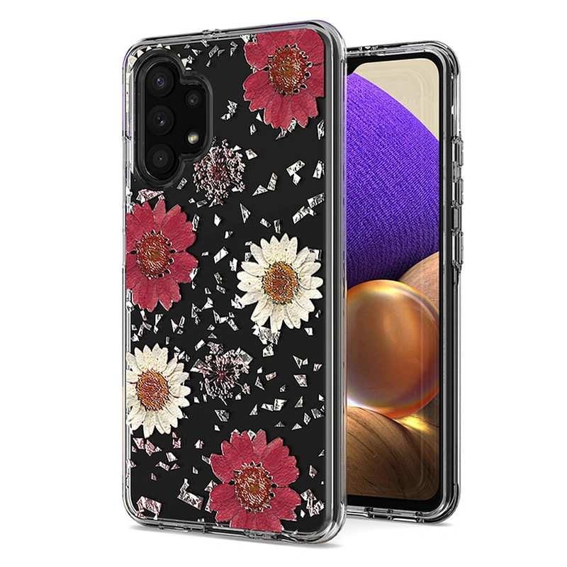 Custom transparent PC TPU back cover hybrid cell phone case for OPPO A54