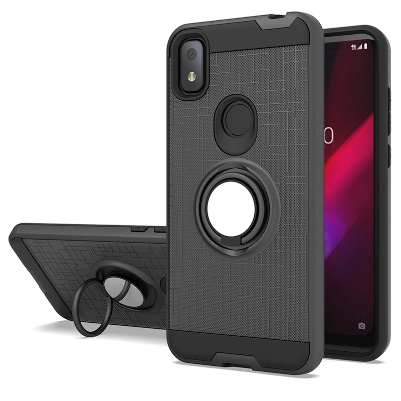 New arrival models fashionable phone case with 360 rotating ring holder for TCL Revvl 4 Plus 5G