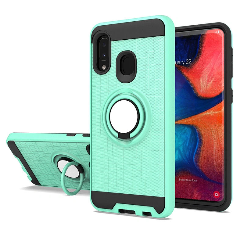 Shockproof Custom Logo Ring Holder Case Phone Covers For samsung A21S NOTE 20 ULTRA A01 core