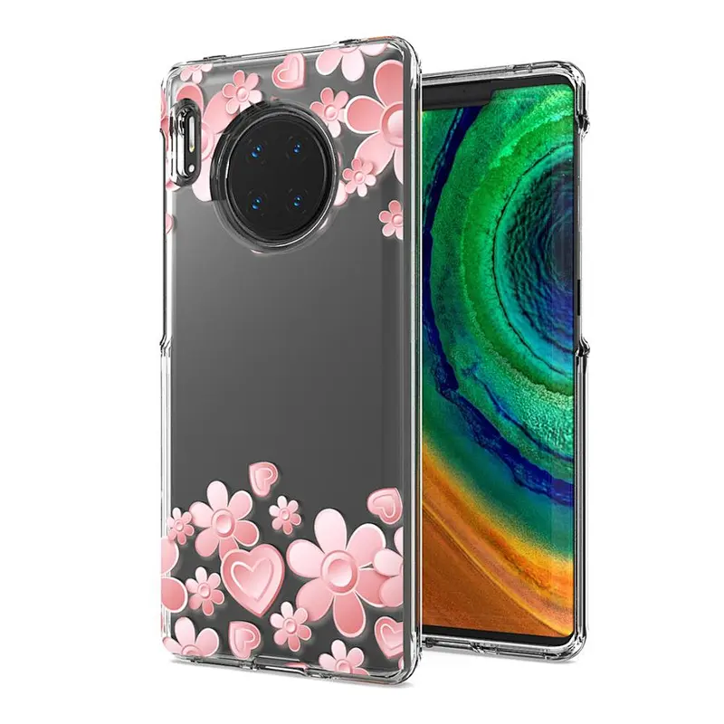 durable dustproof printed phone cover shockproof tpu pc case for huawei mate 30 pro