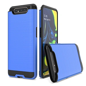 Wholesale 2 in 1 PC TPU phone case luxury pattern phone back cover for Samsung A80 A90
