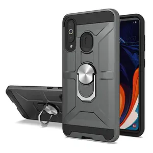 Hot selling Custom Design 2 in 1 kickstand Cell Phone Case For Samsung A60 A11 A21 A10E