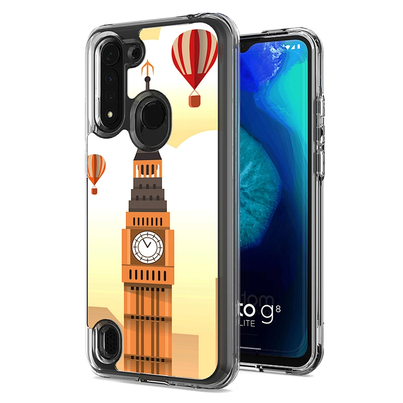 IMD marble pattern OEM designer cell phone case covers for motorola G8 power plus lite E6S