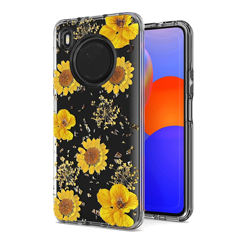 OEM printed fashion mobile phone cover case with customized patterns for Huawei Y7A Y9A P Smart 2021