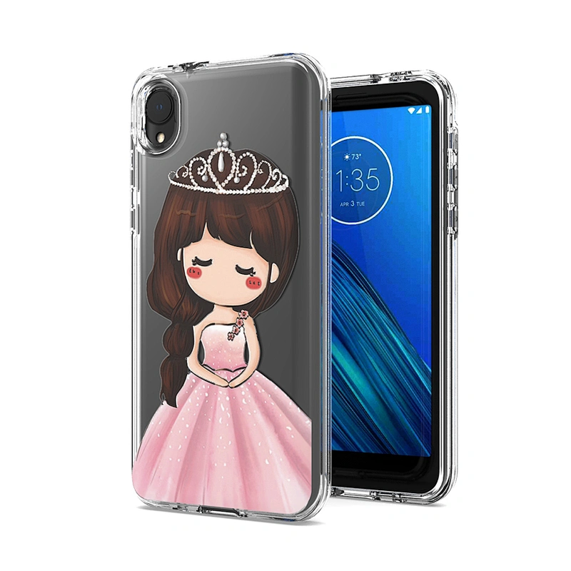 Custom clear PC TPU cell phone case For Motorola E6 Play One Hyper G6 Play G Stylus