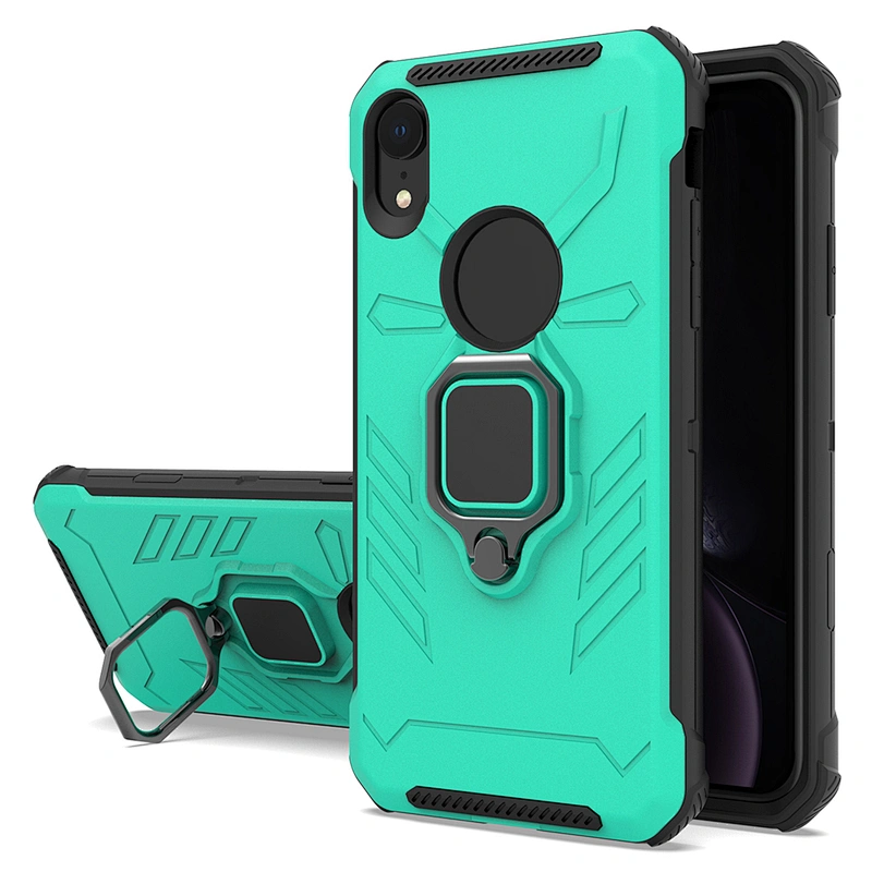 Luxury design ring holder kickstand phone case with multi colors for iPhone X XR XS Max