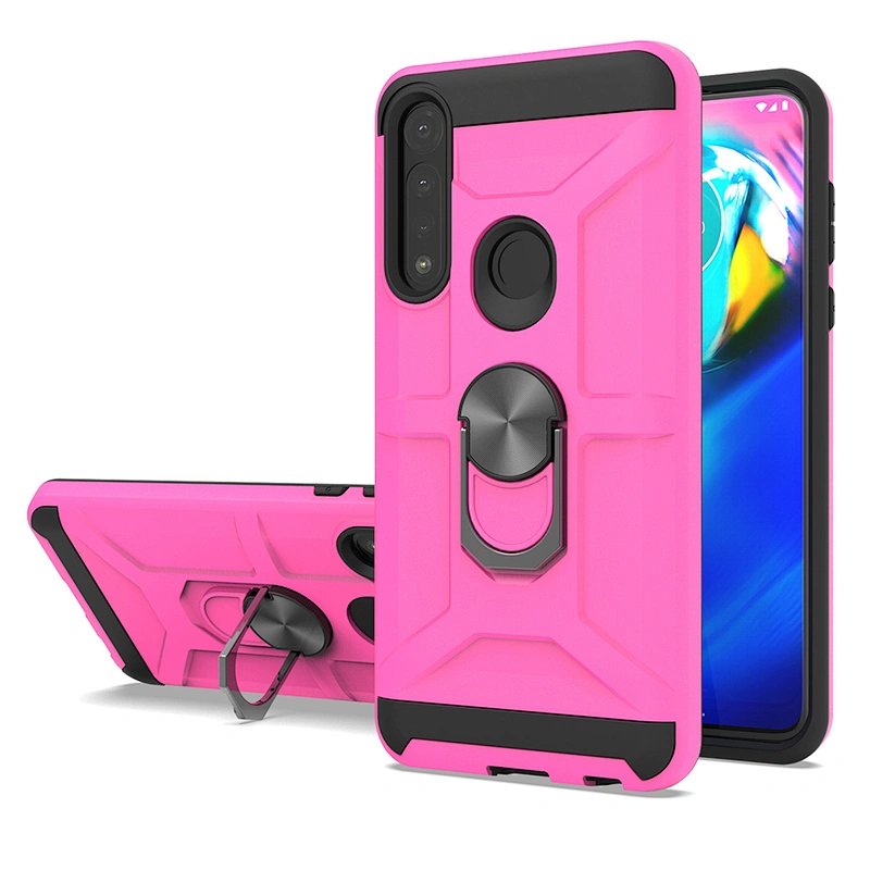Ring holder men phone cover with stand phone cases For Motorola G Power 2020 E6 Play G Stylus G8 Play