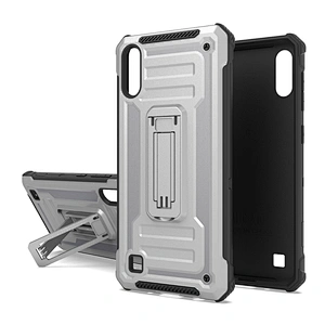 TPU PC 2 in 1 shockproof kickstand support mobile phone case for Samsung A10 A20 A30 A50 A10E A10S A51 A71