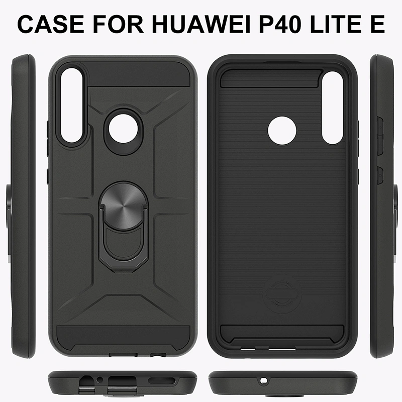 Anti shock fundas de celulares case phone cover with metal ring for Huawei Y7P Y7A P Smart 2021