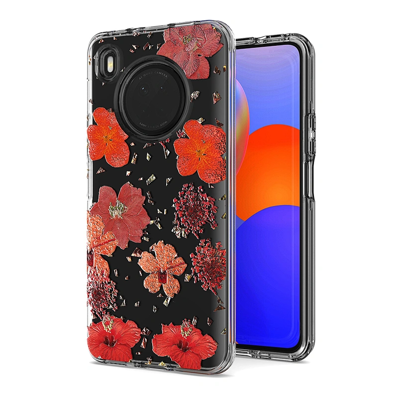 OEM printed fashion mobile phone cover case with customized patterns for Huawei Y7A Y9A P Smart 2021