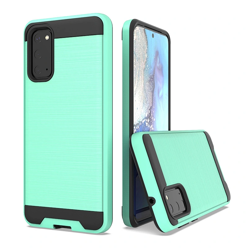 2020 tpu pc combo anti-slip mobile case covers with custom printed for Samsung S20 Plus Ultra