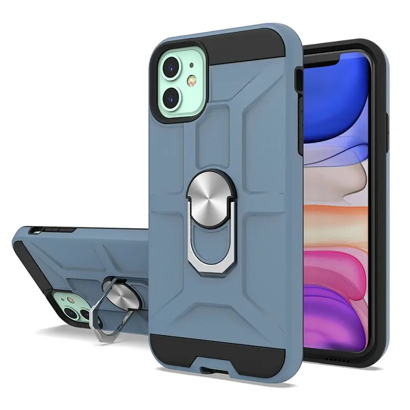 2020 New Models Mobile Phone Case with Ring Holder Stander for iPhone 11 Pro Max 12