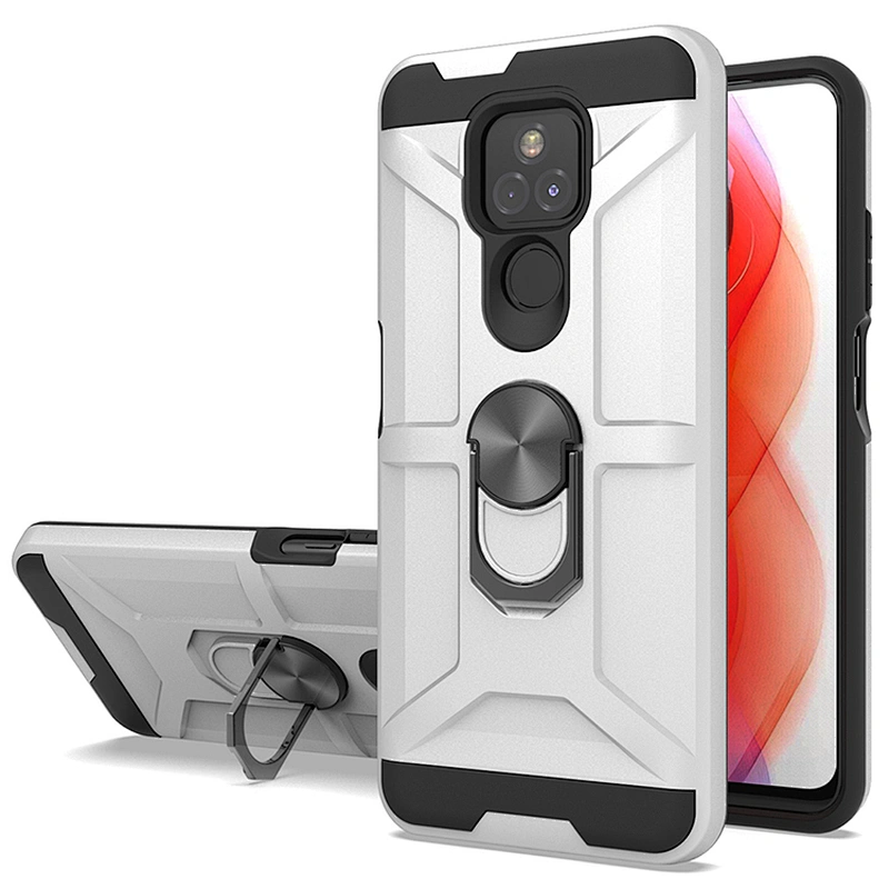 High Protective TPU PC Kickstand Case Combo Mobile Phone Cover For Motorola G Play 2021 Power Stylus