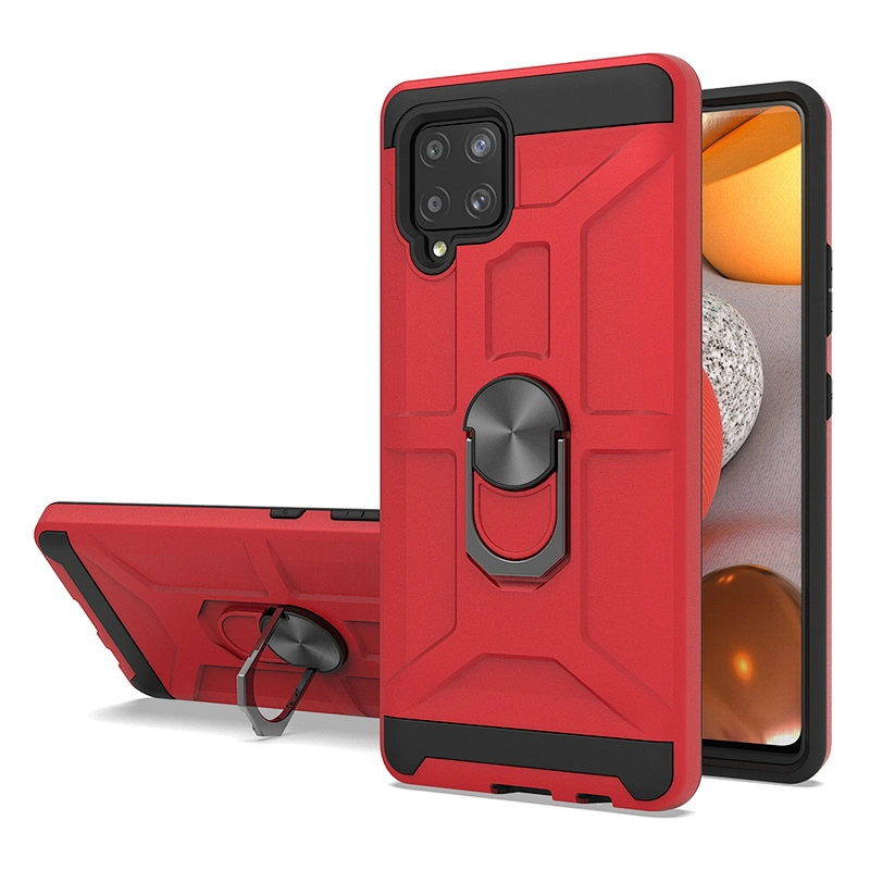 Guangzhou manufacturer PC TPU combo cell phone case for Samsung A02S M31 S21 plus cases
