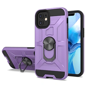 Best selling heavy duty cell phone case with metal ring for IPhone XR 11 Pro max 12