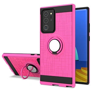 Anti-fall shockproof tpu pc 2 in 1 bulk phone cases ring holder for Samsung Note 20 Ultra