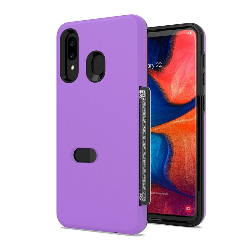 Popular Card Slot Mobile Back Covers Accessories Phone Case For Samsung A20 A30 A50 Note 10 Pro