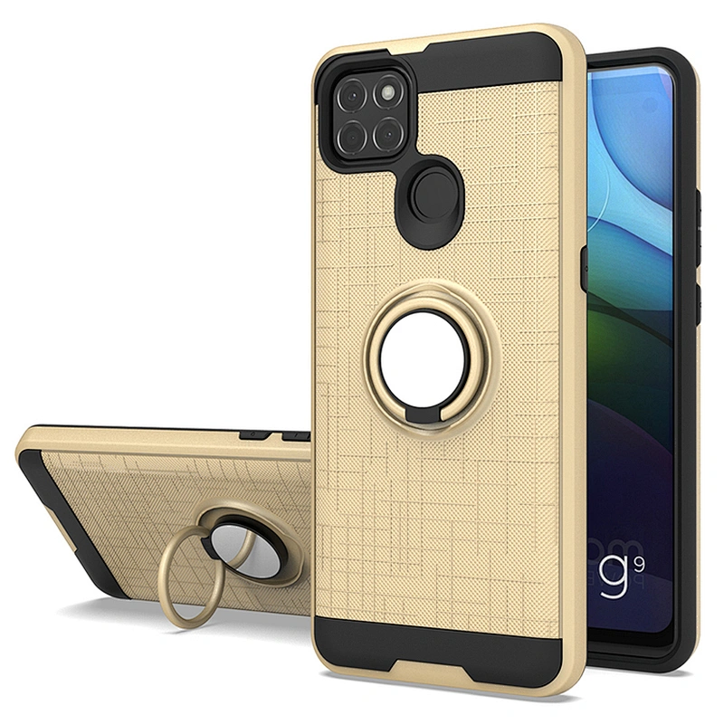 2021 New TPU PC Combo Case Cell Phone Cover With Kickstand Ring For Motorola E7 Plus G9 Power