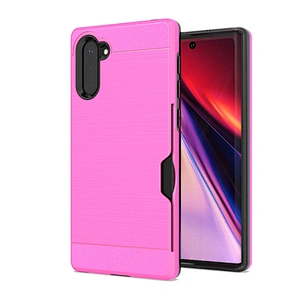 China factory 2 in 1 Various of colors Card Slot phone case For Samsung S10E Plus A10E A20 Note 10 Pro