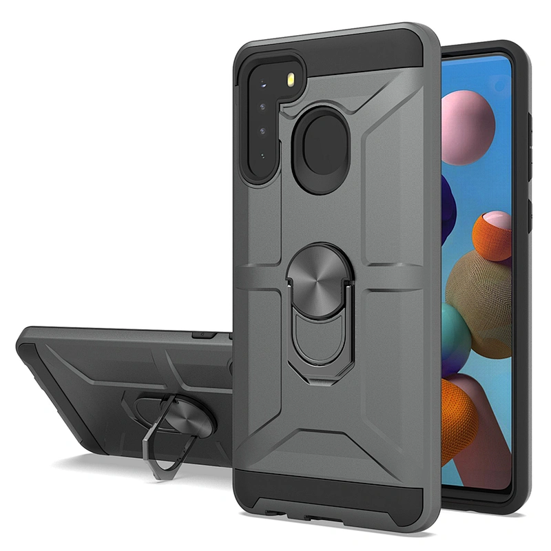 wholesale cell phone case kickstand cover with ring holder for Samsung A21 A01 A11 A31 A21S A71 5G