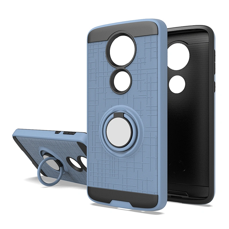online shopping phone back cover with ring holder best quality kickstand phone shell for Moto E5 Plus G7 Supra/G7 Power
