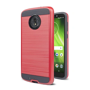 For MOTO E6 case, PC TPU combo case for Motorola G7 hybrid phone case