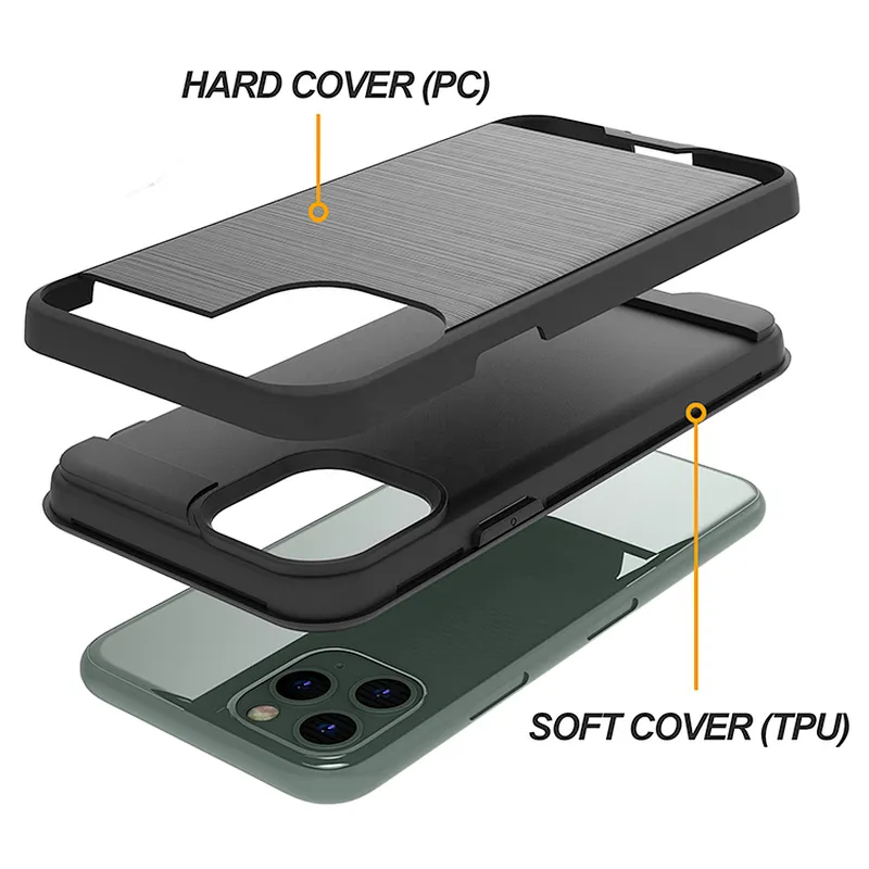 Amazon Brush Metal Mobile Back Cell Phone Case Cover For Samsung A80 A60 A40 Note 10 Plus 5G +5G