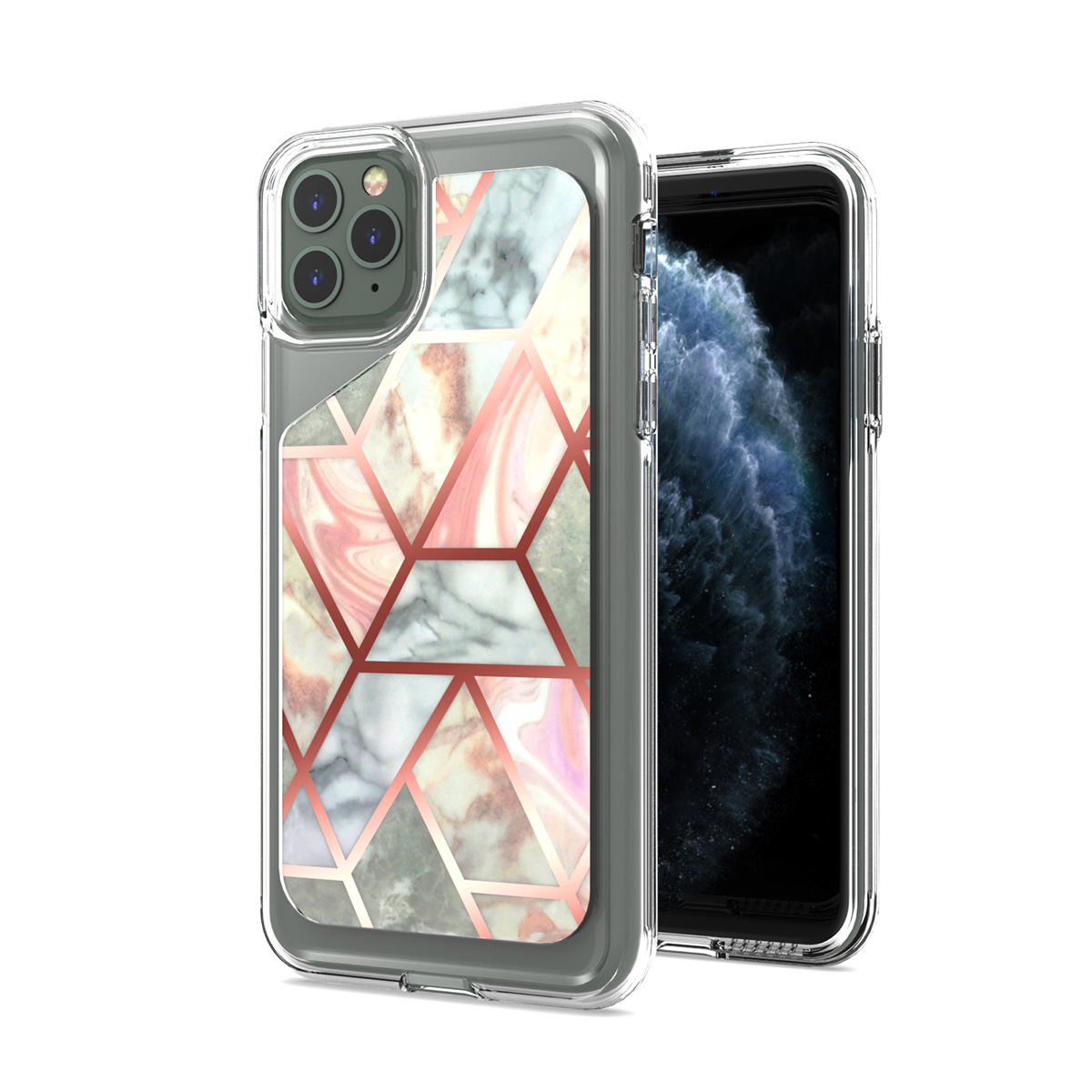 Wholesale TPU PC Custom picture marble design phone case for IPhone 11 pro max SE 2020 XR