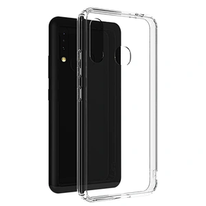 Hard back Acrylic one piece style High Clear cell phone covers For Samsung A01 A21 A11 A41 A70E