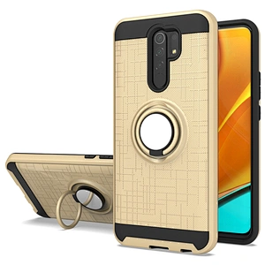 Strong protective case phone back covers with metal ring kickstand for Redmi 9 9A 9C