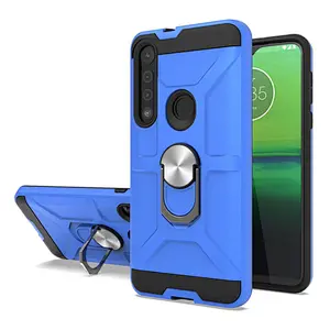 Premium kickstand Metal mobile phone back cover For Motorola G Power 2020  G stylus