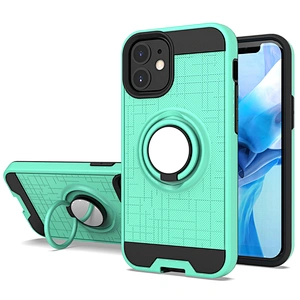 Tpu Pc Ring Holder Car bracket Kickstand Phone Covers For IPhone 11 pro xr xs max 12