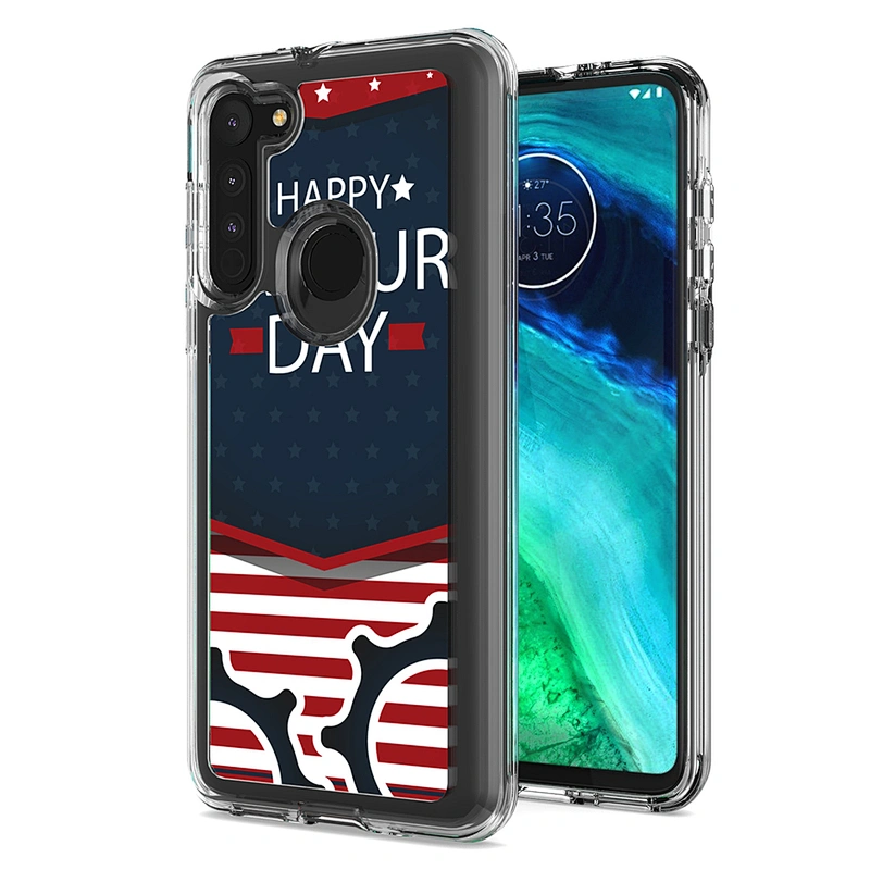 Top selling mable printed phone case with customized images for Motorola Moto G8