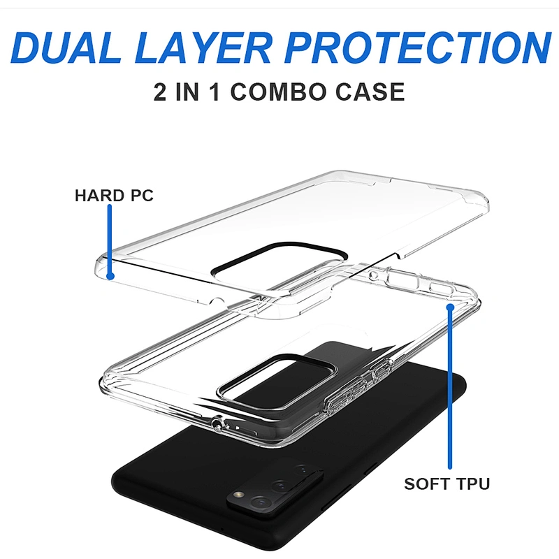 Hard soft clear cell phone accessories mirror phone cases for Samsung S20 S21 Plus Ultra FE