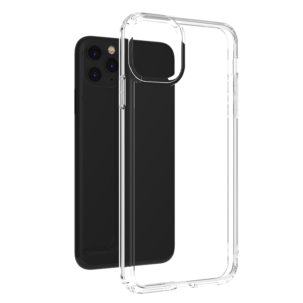 China Supplier Acrylic Back Cover Shockproof Phone Accessories Case For iPhone SE 11 Pro Max 12
