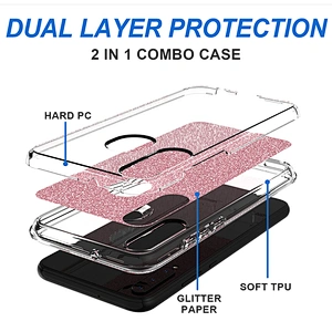 Glitter Shiny Shockproof Mobile Accessories Phone Case For IPhone 11 Pro Max 12 mini Pro Max
