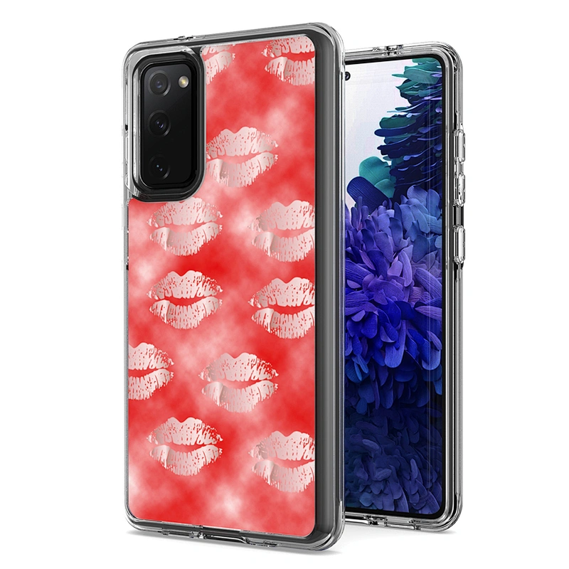 Wholesale clear cover cell phone case with custom marble printed for Samsung S20 FE Plus Ultra