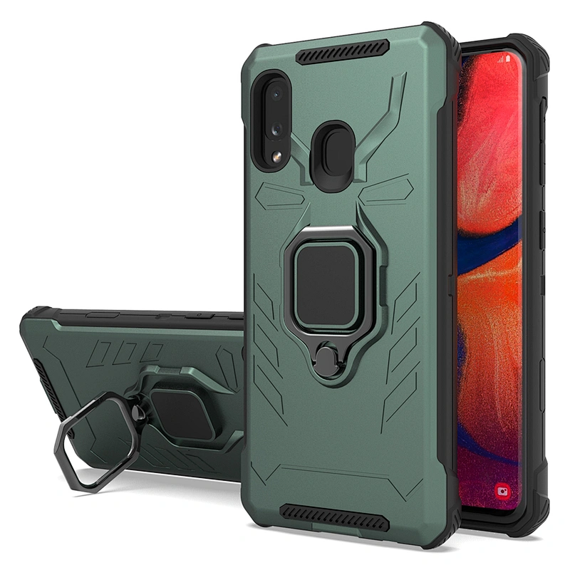 Shockproof Ring Holder With Personalized Logo Phone Covers For Huawei Y7 Y9 Prime Y5 2019
