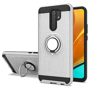 Strong protective case phone back covers with metal ring kickstand for Redmi 9 9A 9C