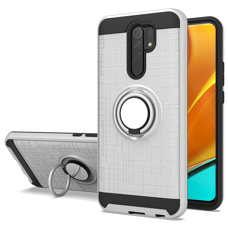 Strong protective case phone back covers with metal ring kickstand for Redmi 9 9A 9C
